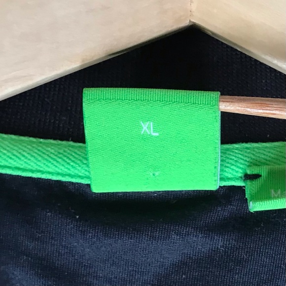 Hugo Boss Cotton Paddy Polo Colour Block Heather Grey Black Stripes Men's XL - Picture 5 of 10